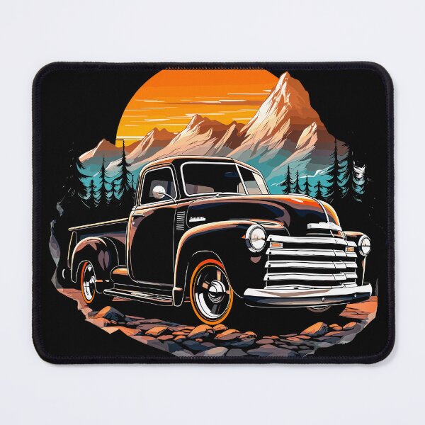 Item preview, Chevy Truck Sun Set Mountain Woods designed and sold by SteadyRolling.