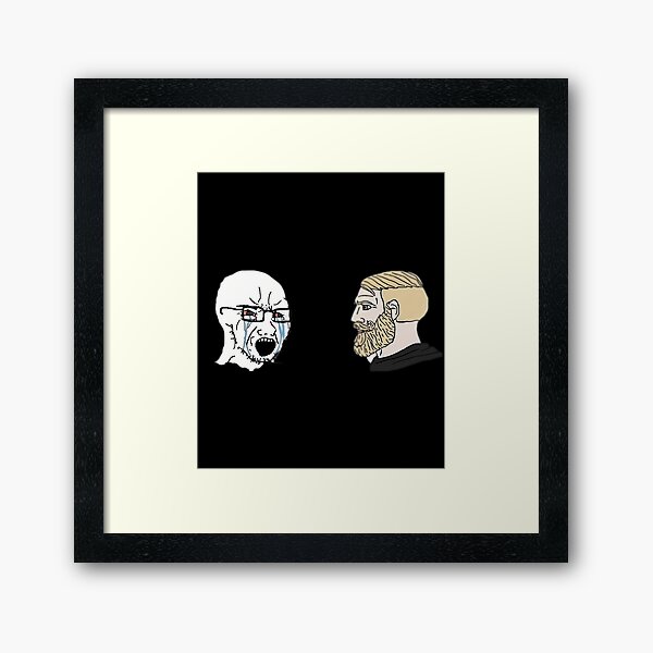 Meme Wojak Framed Prints for Sale