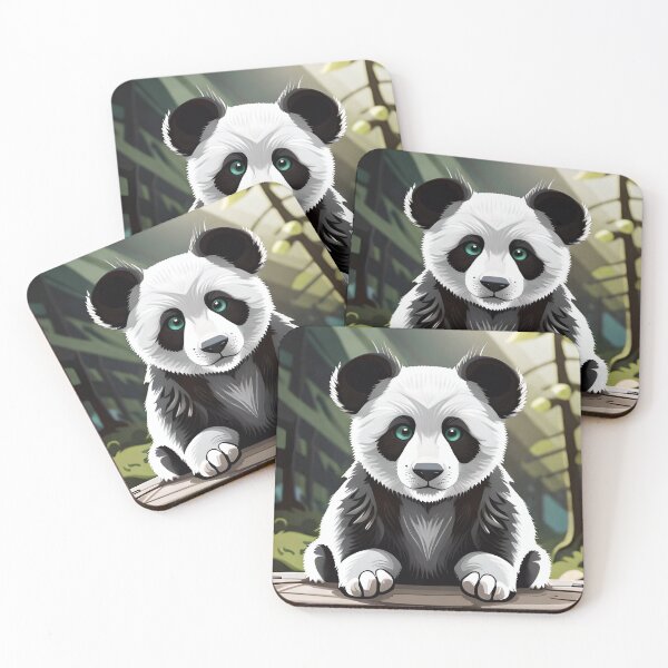 Item preview, Adorable Panda Portrait designed and sold by StickerStudio27.