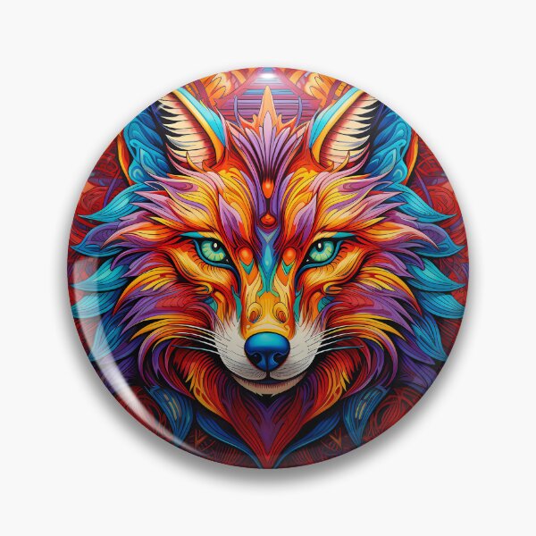 Item preview, Visions of Wildlife: Vibrant Wolf Mandala designed and sold by TriarArt.