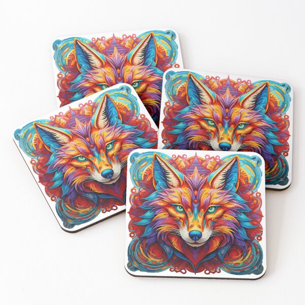 Item preview, Visions of Wildlife: Vibrant Wolf Mandala designed and sold by TriarArt.