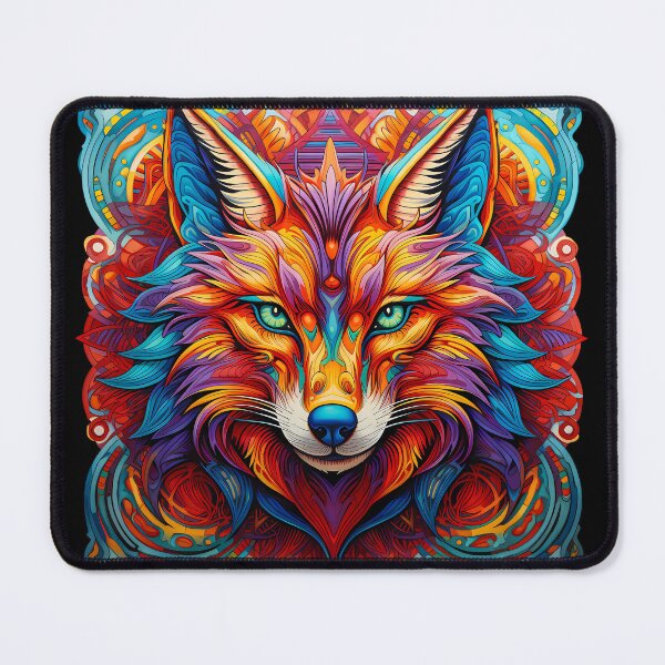 Item preview, Visions of Wildlife: Vibrant Wolf Mandala designed and sold by TriarArt.
