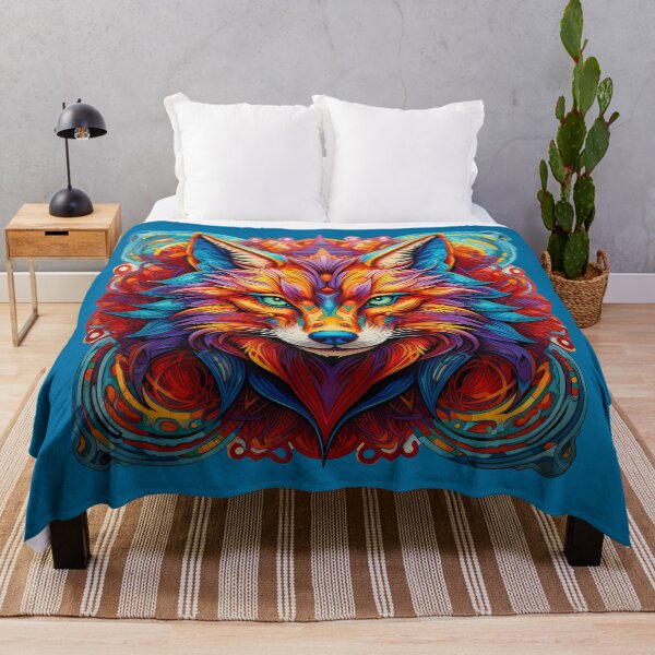 Item preview, Visions of Wildlife: Vibrant Wolf Mandala designed and sold by TriarArt.