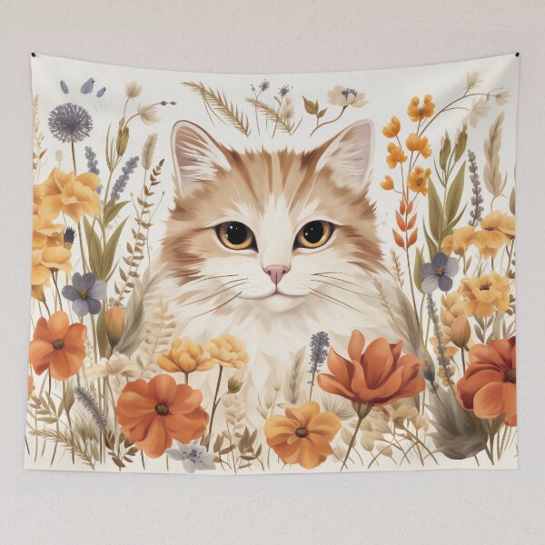 Item preview, Cat In Bohemian Garden 5 designed and sold by JELeitner.