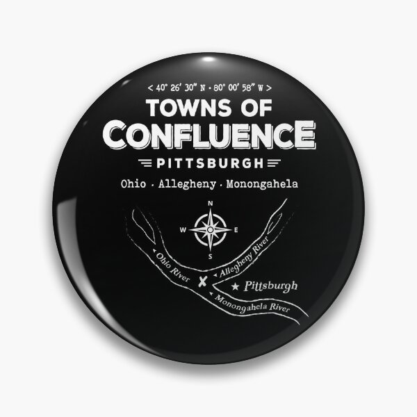 Item preview, Towns of Confluence Pittsburgh designed and sold by twHistory.