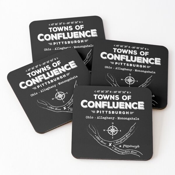 Item preview, Towns of Confluence Pittsburgh designed and sold by twHistory.