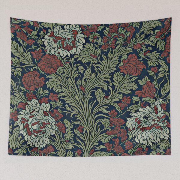 Item preview, William Morris Essence: Vibrant Traditional Design soft red, green  designed and sold by Dshoppin.