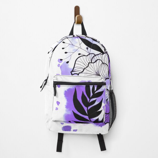 Item preview, Purple Watercolor Flower Lea designed and sold by BEATRIZKOBORI.