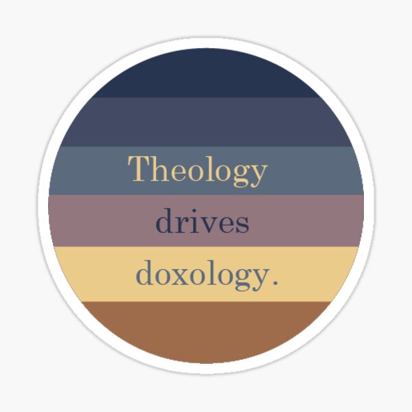 Item preview, Theology Drives Doxology designed and sold by ElegantThread.