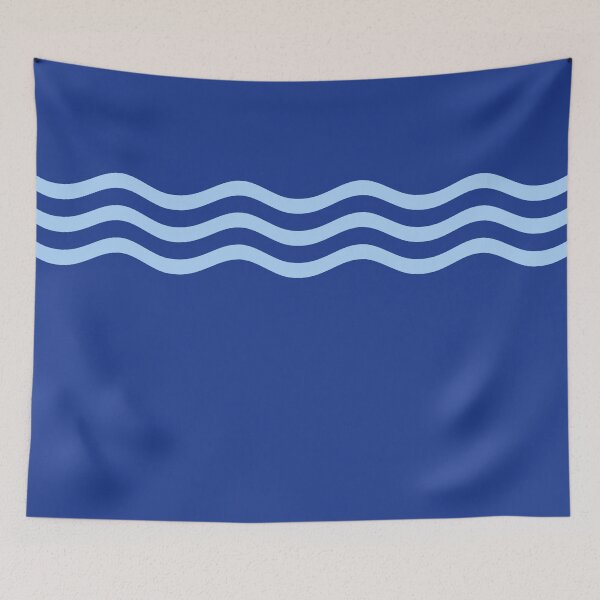 Item preview, Coastal Wave Pattern Blue designed and sold by tonymagnerart.