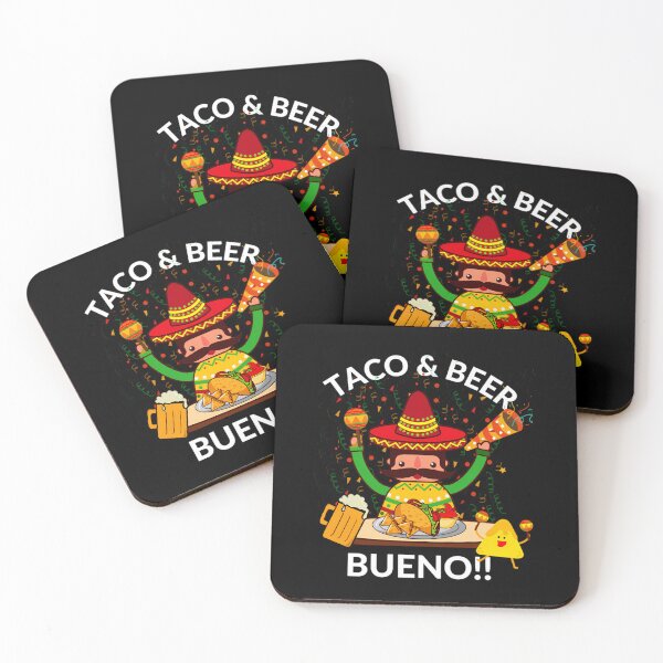 Item preview, Taco and Beer Bueno  	 designed and sold by secqtjhw87.