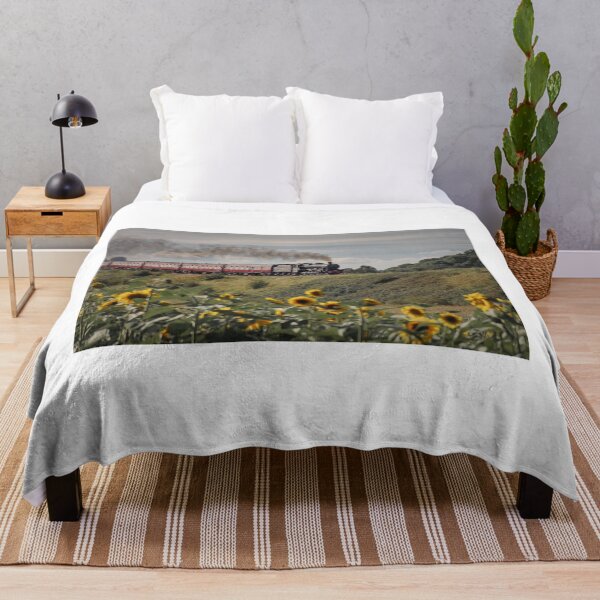 Item preview, Steam trains and sunflower fields  designed and sold by duncan1980uk.