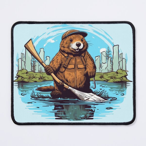 Item preview, Majestic , Colorful beaver theme designed and sold by Okracha.
