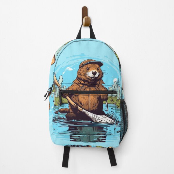 Item preview, Majestic , Colorful beaver theme designed and sold by Okracha.