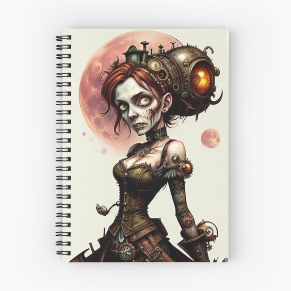 Item preview, Un arte digital de belleza punk zombie designed and sold by Alisa Starz.