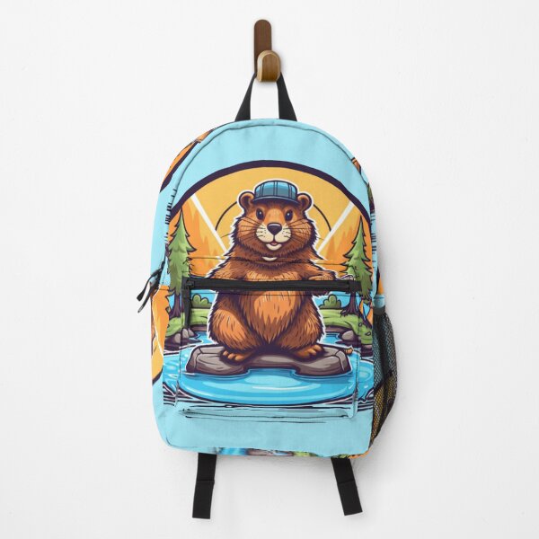 Item preview, Majestic , Colorful beaver theme designed and sold by Okracha.