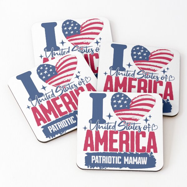 Item preview, Patriotic Mamaw I Love America designed and sold by TheUSAFantasy.