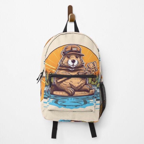 Item preview, Majestic , colorful beaver theme designed and sold by Okracha.