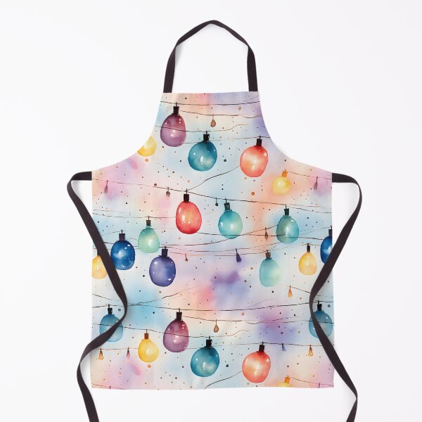 Item preview, Colorful fairy lights pattern designed and sold by enipra.