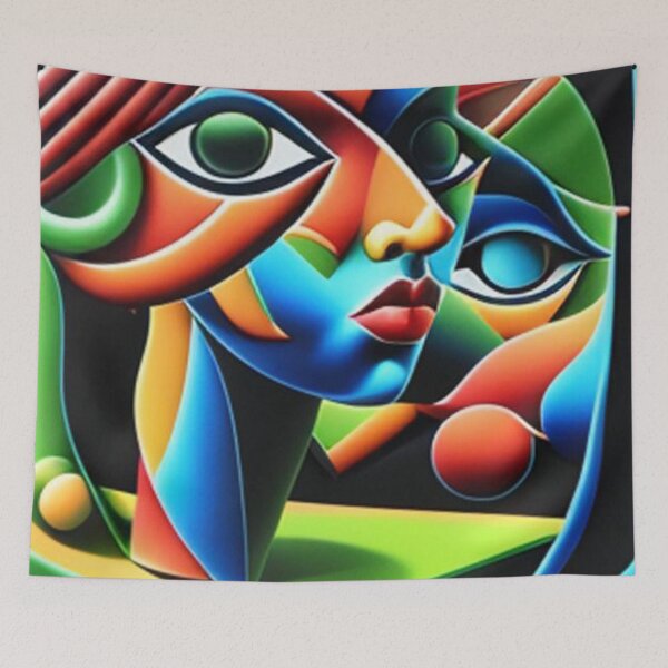 Item preview, Abstract faces  designed and sold by Roxburylane.
