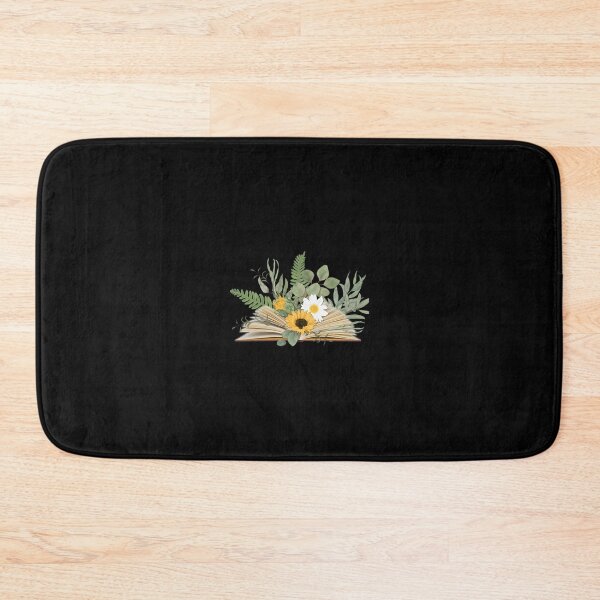 Item preview, Libro abierto con flores y hojas. designed and sold by oeuwulwyyvy39.