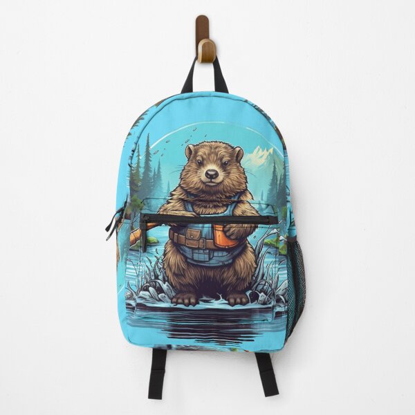 Item preview, Majestic , Colorful beaver theme designed and sold by Okracha.