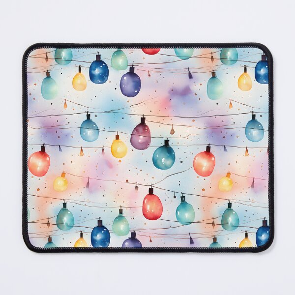 Item preview, Colorful fairy lights pattern designed and sold by enipra.