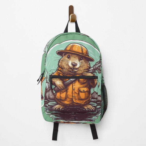 Item preview, Majestic , Colorful beaver theme designed and sold by Okracha.