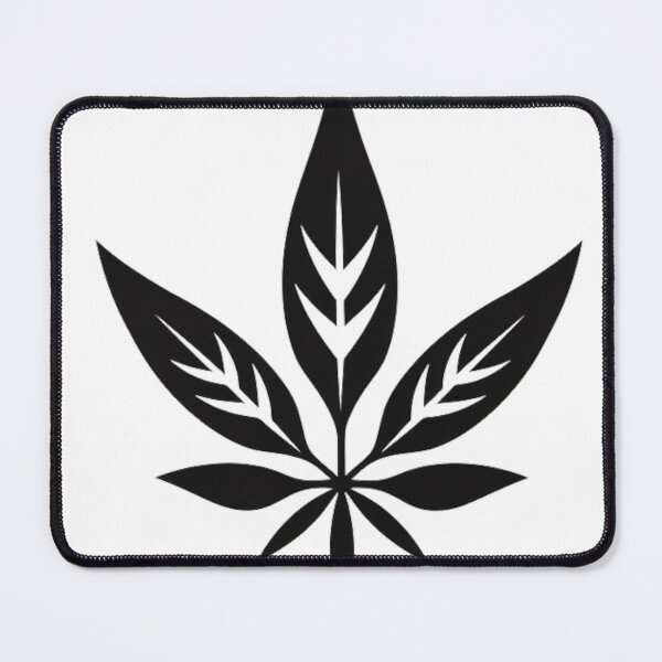 Item preview, Minimalist Weed Leaf Symbol designed and sold by MedicatedMedusa.