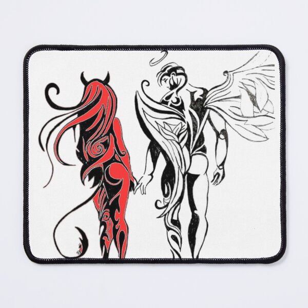 Item preview, A devil and an angel designed and sold by Sanooshop.