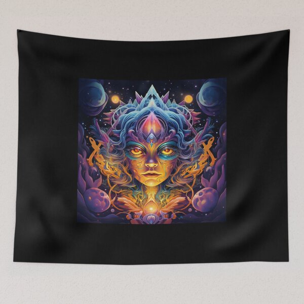Item preview, Psychedelic Alien designed and sold by Beyond The Veil.