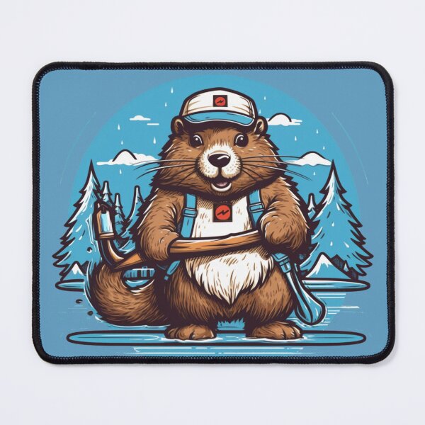 Item preview, Majestic , Colorful beaver theme designed and sold by Okracha.