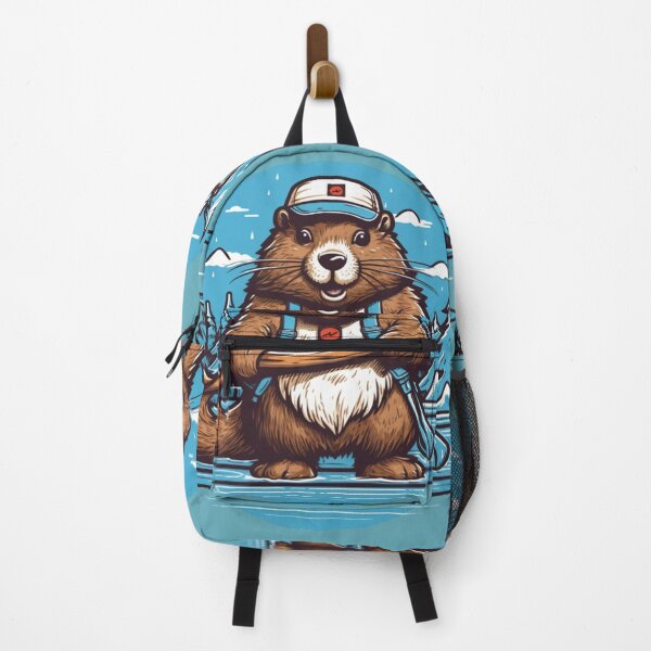 Item preview, Majestic , Colorful beaver theme designed and sold by Okracha.