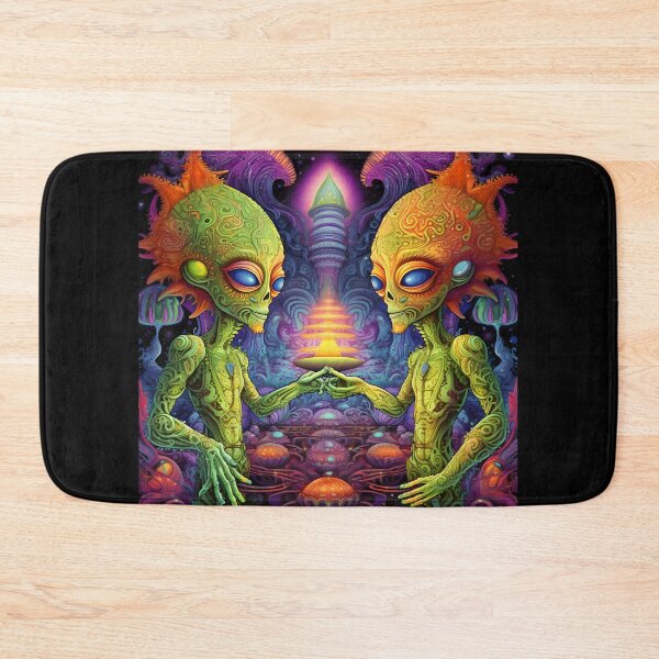 Item preview, Psychedelic Alien designed and sold by Beyond The Veil.