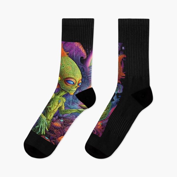 Item preview, Psychedelic Alien designed and sold by Beyond The Veil.