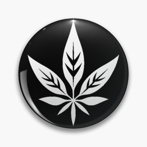 Item preview, Minimalist Cannabis Leaf Symbol designed and sold by MedicatedMedusa.