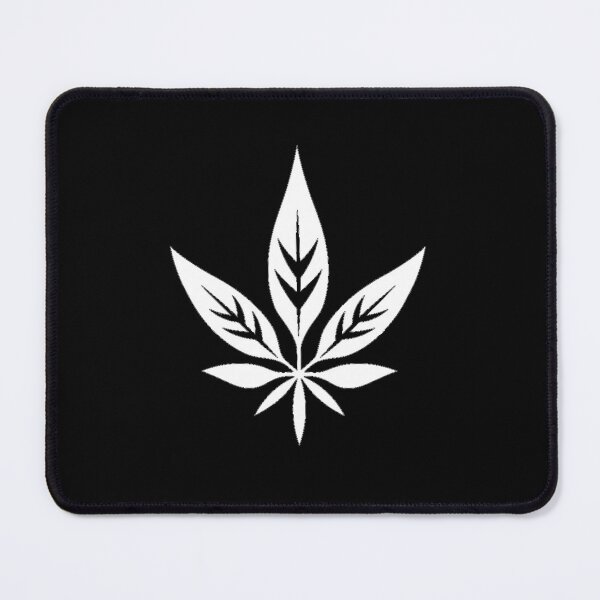 Item preview, Minimalist Cannabis Leaf Symbol designed and sold by MedicatedMedusa.