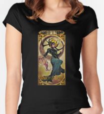 Hela Göttin des Todes Tailliertes Rundhals-Shirt