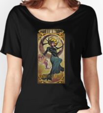 Camiseta ancha Hela Diosa de la Muerte