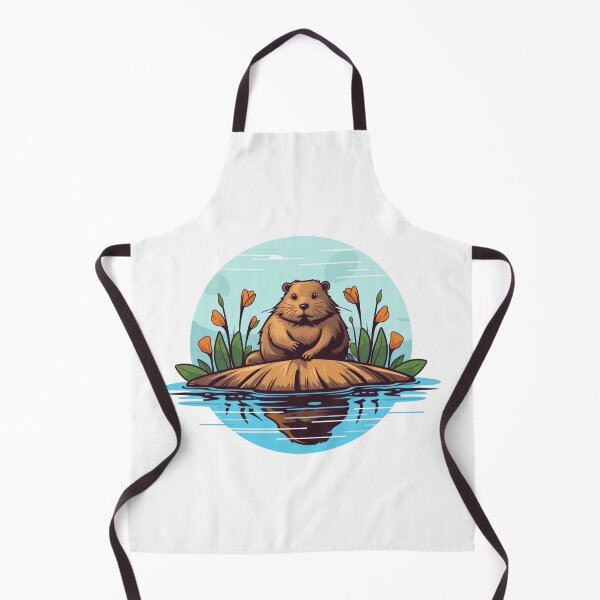 Item preview, Majestic , Colorful beaver theme designed and sold by Okracha.
