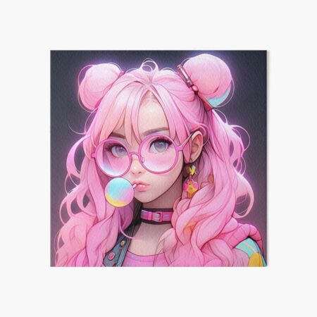 Customize your avatar with the Bubblegum Pink Harajuku Buns and