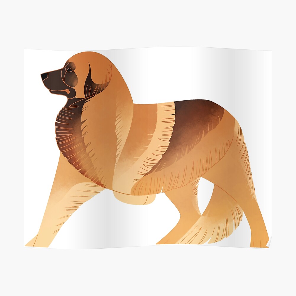 LEONBERGER LOVELY DOG ART GREETINGS NOTE CARD
