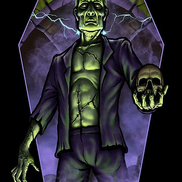 Artwork thumbnail, Portrait of Frankenstein's Monster by Chad Savage