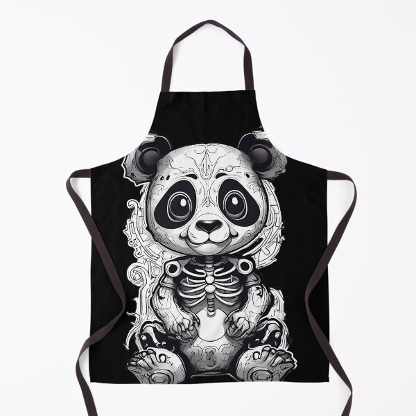Artikelvorschau, Rätselhaftes Panda-Skelett in gruseliger Blumenszene entworfen und verkauft von Mechanical-Artt.