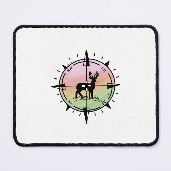 Item preview, Compass with a deer designed and sold by DaisyDotco.