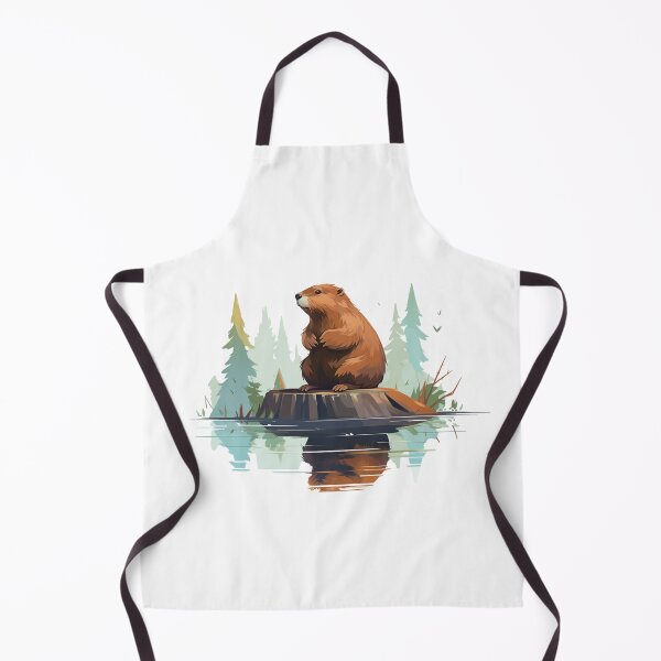 Item preview, Majestic , Colorful beaver theme designed and sold by Okracha.