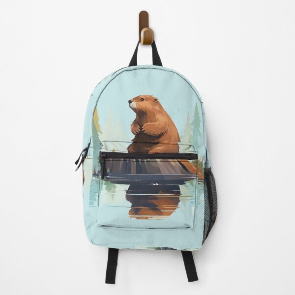 Item preview, Majestic , Colorful beaver theme designed and sold by Okracha.