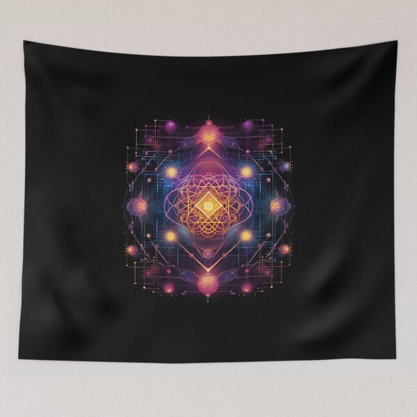 Item preview, Geometrical psychedelic designed and sold by Beyond The Veil.