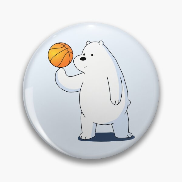 Item preview, We bare bears Ice bear Basketball Finger Spin designed and sold by kidcartoon.