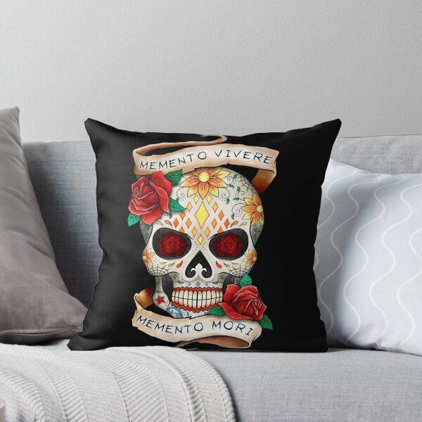 Item preview, Sugar Skull with Banner designed and sold by Into The Void.